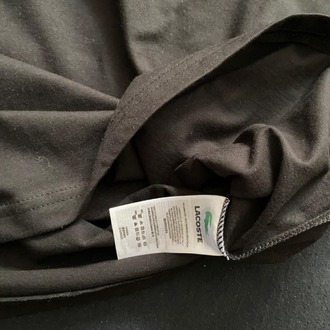 LACOSTE SİYAH PREMİUM T-SHİRT