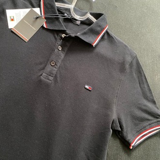 TOMMY HİLFİGER LACİVER PREMİUM POLO YAKA T-SHİRT