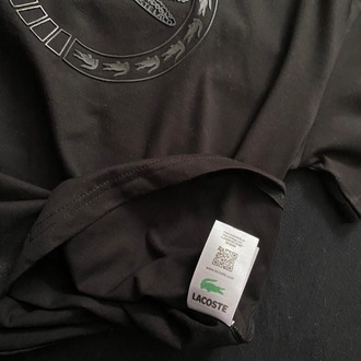 LACOSTE SİYAH PREMİUM T-SHİRT