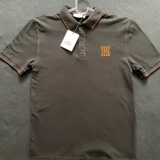 HERMES PREMİUM SİYAH POLO YAKA T-SHİRT