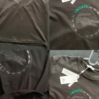 LACOSTE SİYAH PREMİUM T-SHİRT