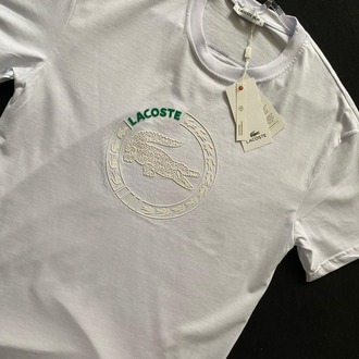 LACOSTE BEYAZ PREMİUM T-SHİRT