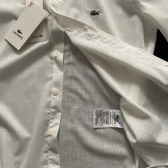 LACOSTE PREMİUM BEYAZ GÖMLEK