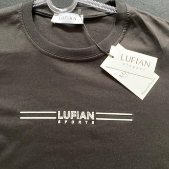 LUFİAN SPORTS SİYAH T-SHİRT