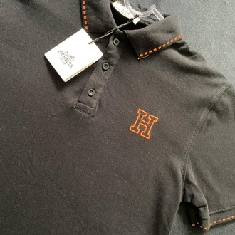 HERMES PREMİUM SİYAH POLO YAKA T-SHİRT