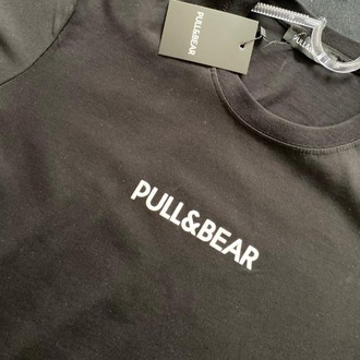 PULL&BEAR SİYAH PREMİUM T-SHİRT 