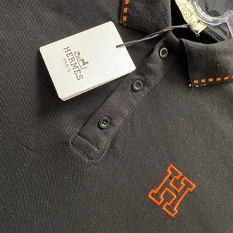 HERMES PREMİUM SİYAH POLO YAKA T-SHİRT