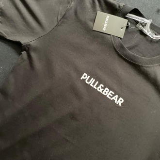 PULL&BEAR SİYAH PREMİUM T-SHİRT 