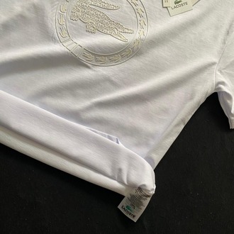 LACOSTE BEYAZ PREMİUM T-SHİRT