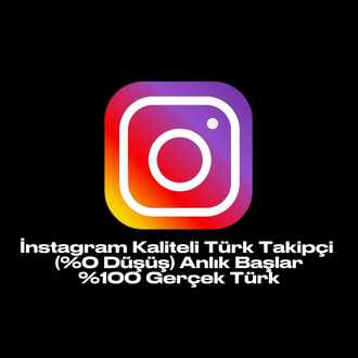 1000 Adet İnstagram Türk Takipçi (%100 Gerçek Türk)