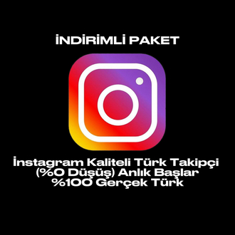 5.000 Adet İnstagram Kaliteli Türk Takipçi (%100 Gerçek Türk)