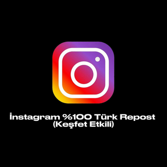 10 Adet %100 Türk Repost (Keşfet Etkili)