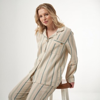 Keten grup pijama takımı