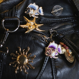Spiral Sun Brooch