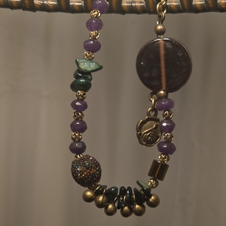 Soul Nook Ametist Taşlı Bileklik
