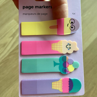 HEMA Figürlü Page Marker Seti | Renkli Sayfa Ayıracı & Kırtasiye