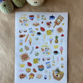Renkli  cozy stickerlar Grup 1