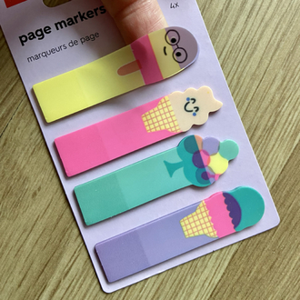 HEMA Figürlü Page Marker Seti | Renkli Sayfa Ayıracı & Kırtasiye