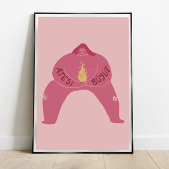Ateşi büyüt poster - 50x70cm 