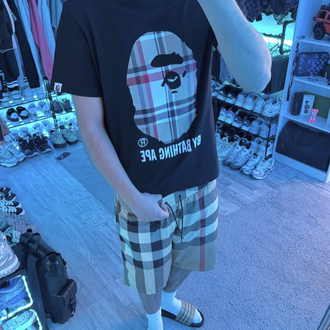 Bape Burberry Set 2’li