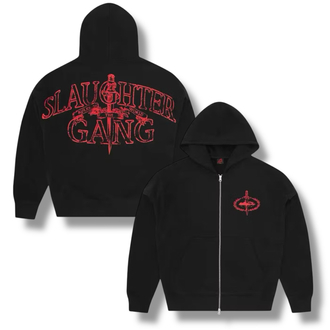 Corteiz Slaughter Gang Zip-Up Hoodie