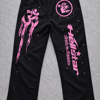 Hellstar Pink Flare Eşofman Altı