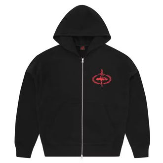 Corteiz Slaughter Gang Zip-Up Hoodie
