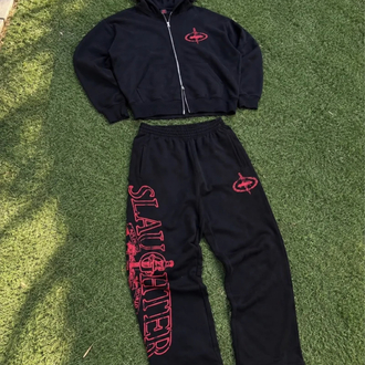 Corteiz Slaughter Gang Zip-Up Tracksuit