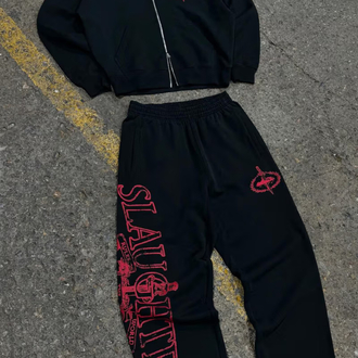 Corteiz Slaughter Gang Zip-Up Tracksuit