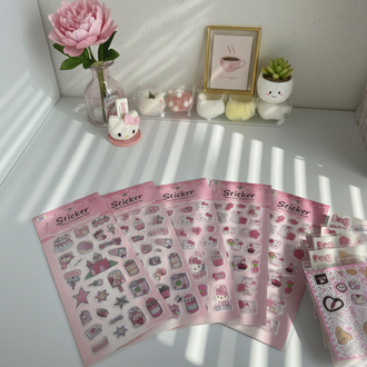 Kabartmalı Sticker Paketi - Yumuşacık ve Parlak