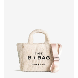 Bonheur Fluffy Sheep Beige Bag White