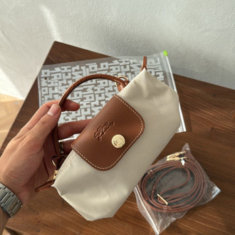 Longchamp Le Pliage Pouch Beige
