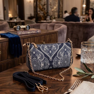 Etro Clutch Kadın Çanta/Bag - Lacivert 