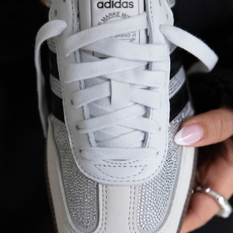Samba OG Rhinestone Crystal White Silver