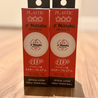 Nittaku Premium Maç Topu 2’li Kutu