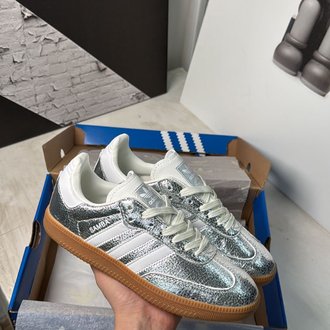 Adidas Samba OG metallic Silver!