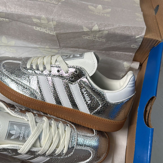 Adidas Samba OG metallic Silver!