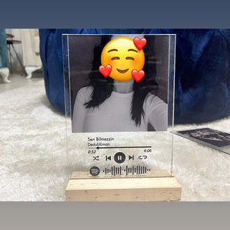Kişiye özel spotify plak