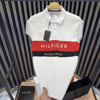 •TOMMY HILFIGER PREMIUM POLO YAKA T-SHIRT