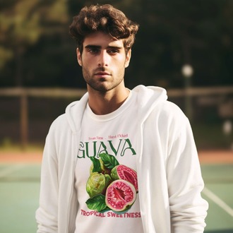 Guavas İncir Dijital Baskılı Unisex Tshirt, 1103