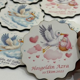 HOŞGELDİN BEBEK MAGNET(100 Adet)