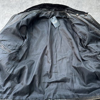 Kürk vintage deri jacket