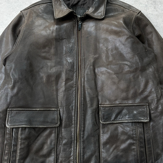 Garmod vintage leather jacket XXL
