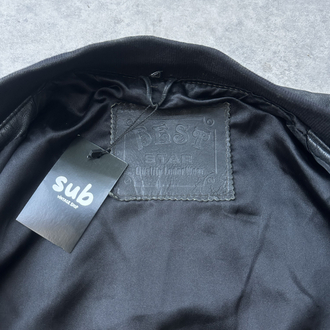 Best Leather vintage jacket XL