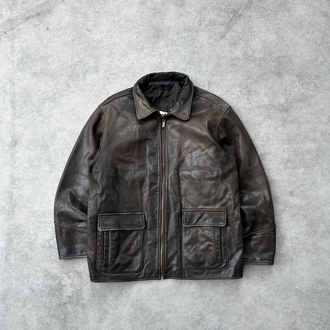 Garmod vintage leather jacket XXL
