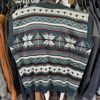 Vintage Yün Hırka L