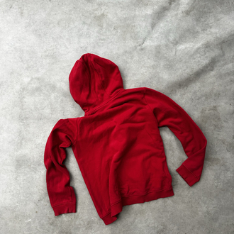 vintage button hoodie L