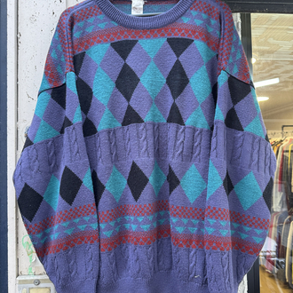 Vintage Yün Kazak XL