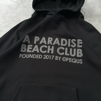 Beach Club vintage hoodie L