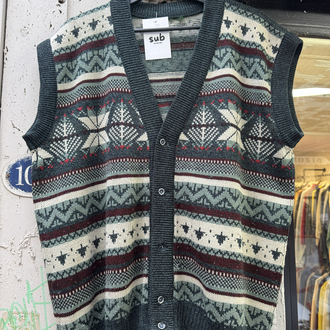 Vintage Yün Hırka L